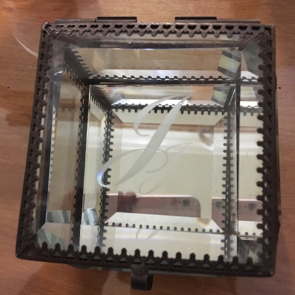 Engraved Glass box